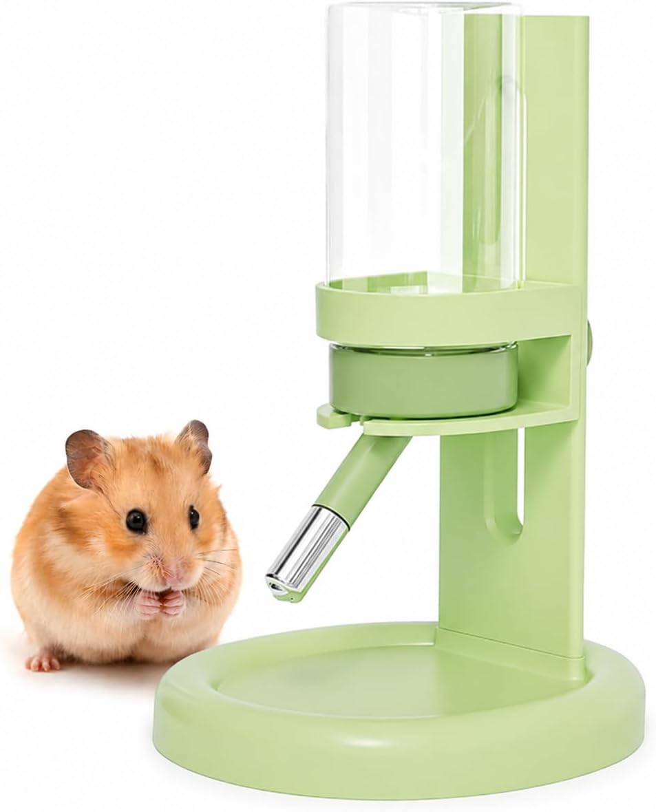 Hamster Water Bottle No Drip, 4oz Glass Small Animal Water Dispenser