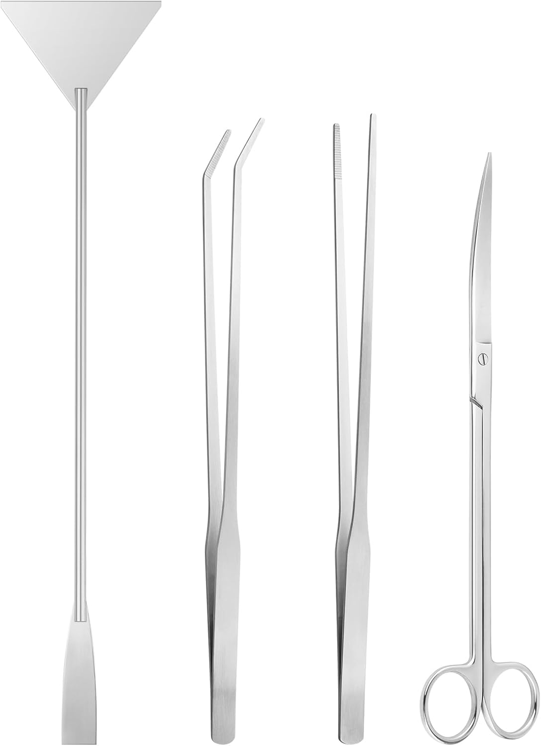 Ohtomber 4PCS Aquascape Tool Aquarium Kit with Tweezers Scissors