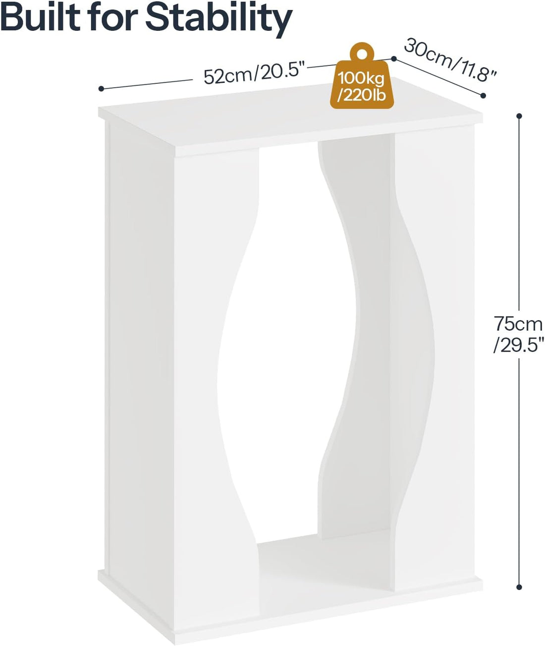 HOOBRO 10-Gallon Aquarium Stand, 2-Tier Fish Tank Stand, Modern