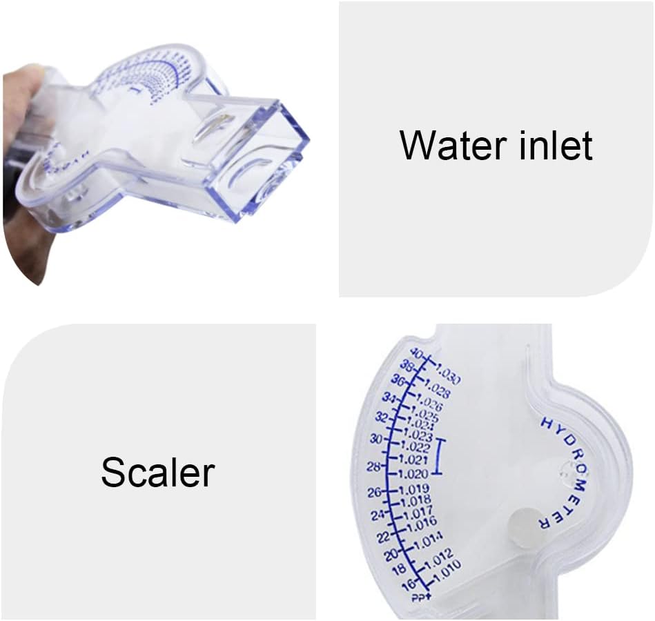 Hydrometer Saltwater Aquarium Salinity Tester for Saltwater Aquarium