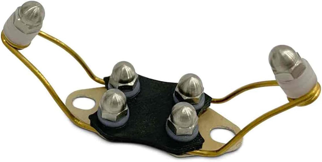 E-Collar Educator CPAD-011 Winged Brass Contact Pads for Training