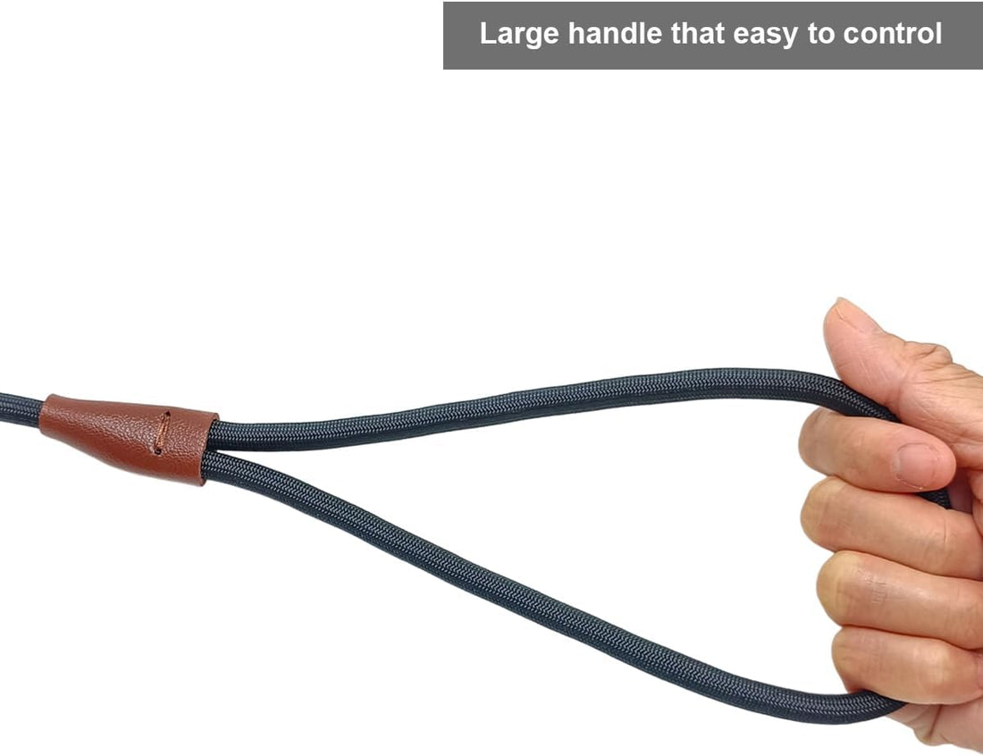BTINESFUL 5FT 6FT 7FT Slip Lead Dog Leash, Strong Nylon Rope Leash
