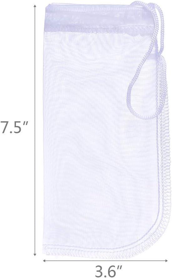 ALEGI Aquarium Extra Fine Media Filter Bag 7.5"*3.6" 3 Pack