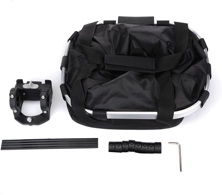 Pet Dog Bike Basket & Carrier Bag- Foldable Detachable Pet Travel