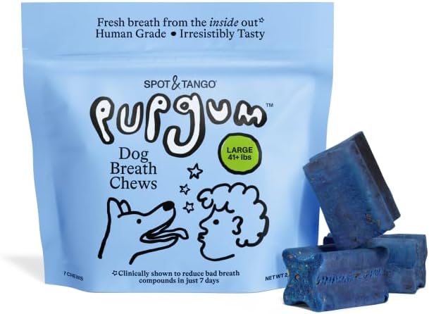 Spot & Tango PupGum Dog Dental Chews for Fresh Breath & Clean Teeth