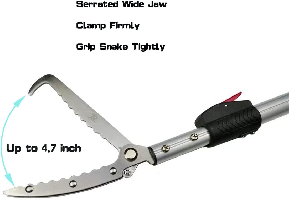 7.3ft Snake Catcher Tongs Grabber Professional Traps Stick Heavy Duty