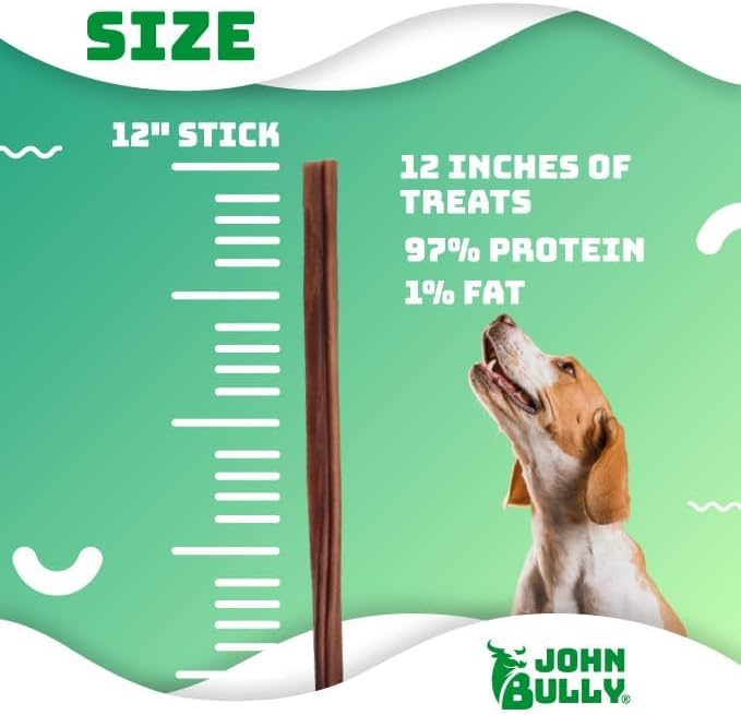 john bully Collagen Stick 12" 5PK, The Best Option for Your Dog