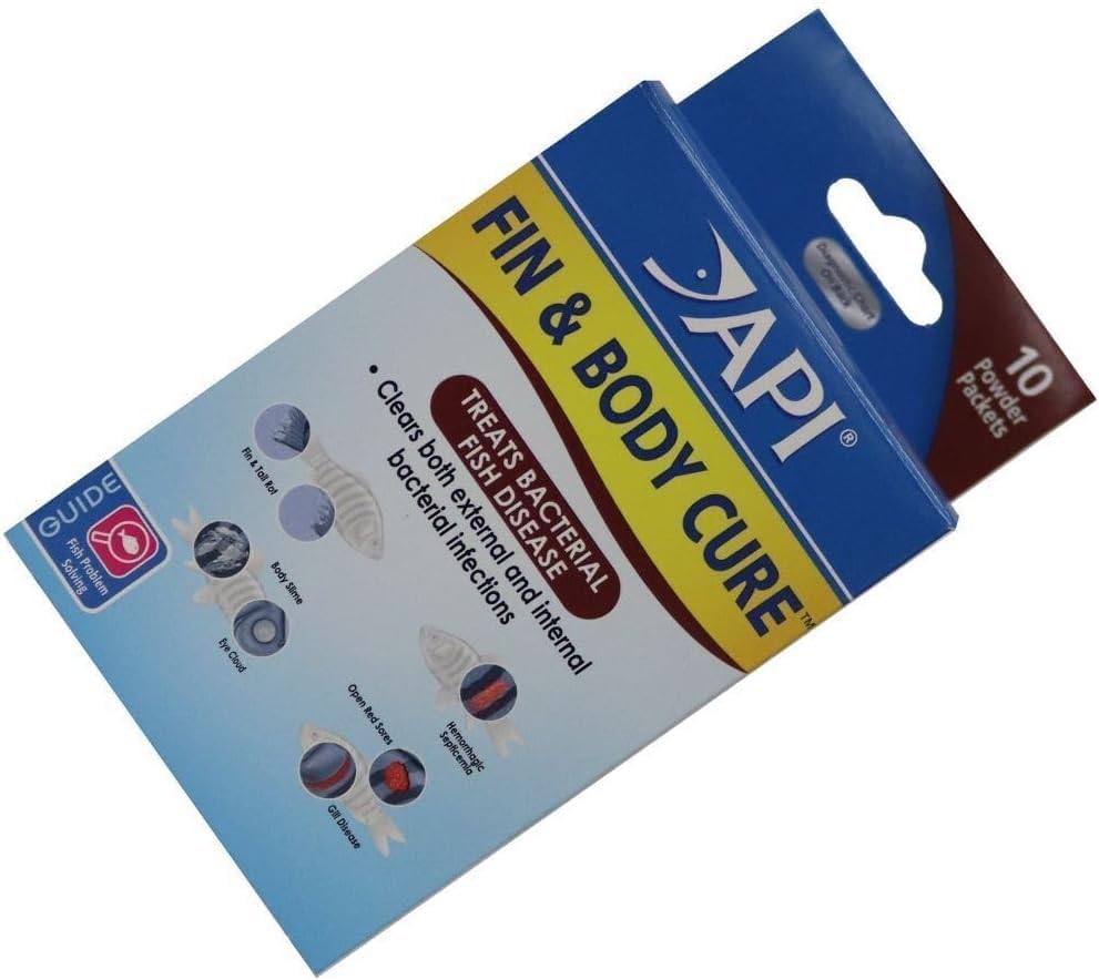 Api Fin and Body Cure Freshwater Fish Medication Powder (10-Count)