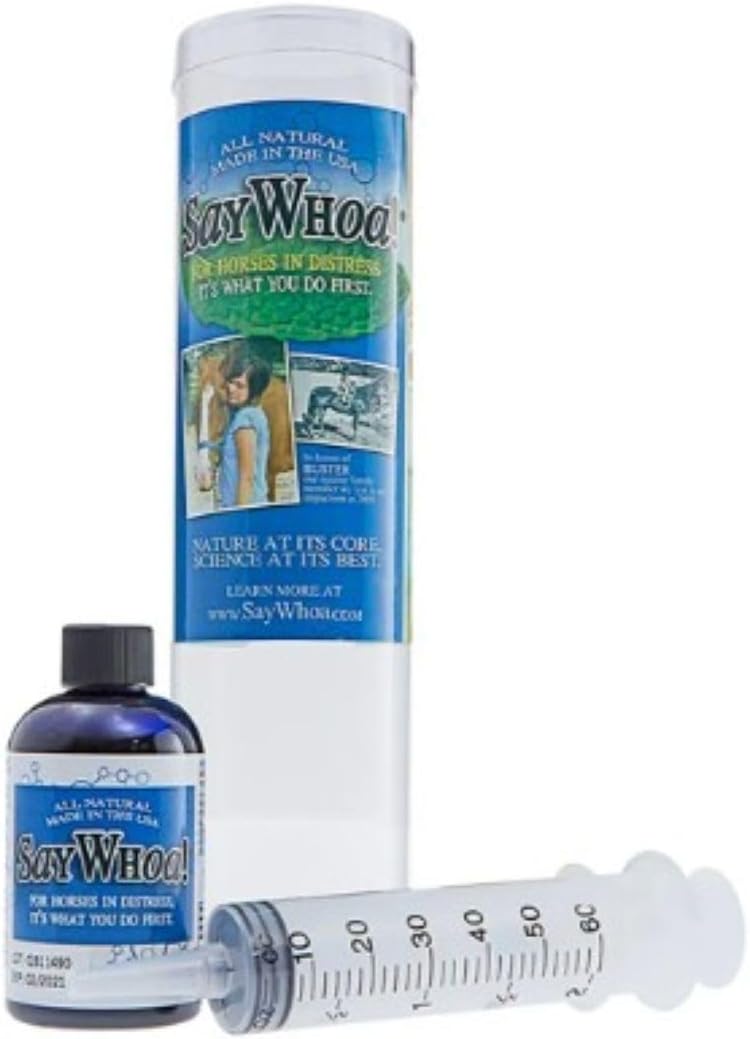 Say Whoa for Horses in Distress: Promotes Normal Digestive Flow, Blue