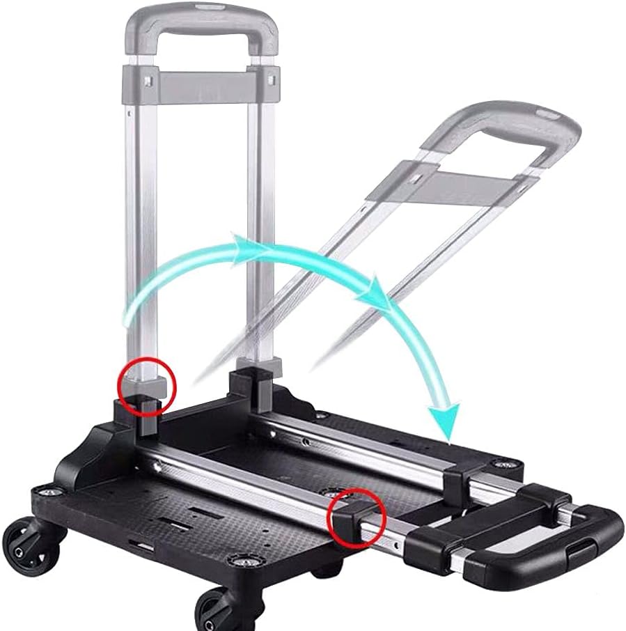 Mr. Peanut's Spinner Wheelbase Luggage Cart