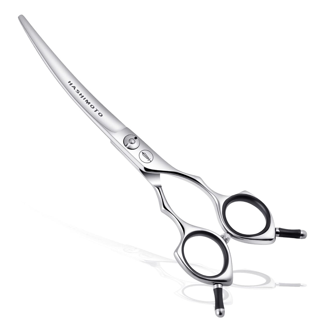 HASHIMOTO Dog Grooming Scissors, Curved Scissors for Dog Grooming
