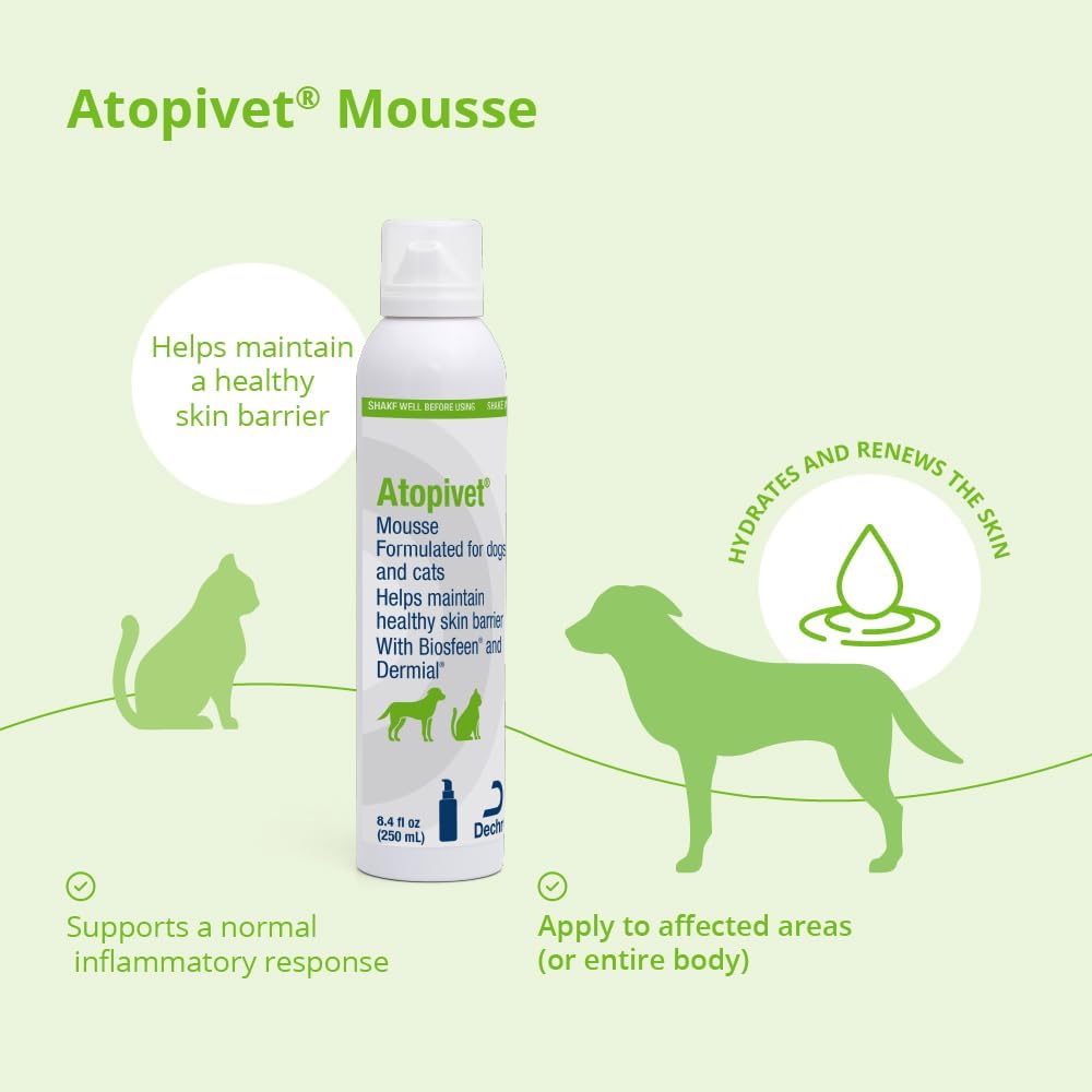 Atopivet® Mousse for Dogs and Cats, 8.45 Fl Oz