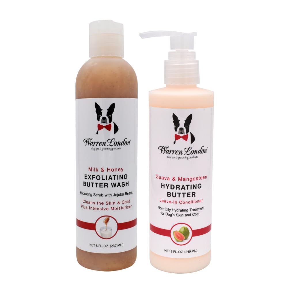 Warren London 8oz Butter Combo - Premium Dog Shampoo & Conditioner