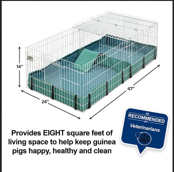 MidWest Homes for Pets Guinea Habitat Plus Cage