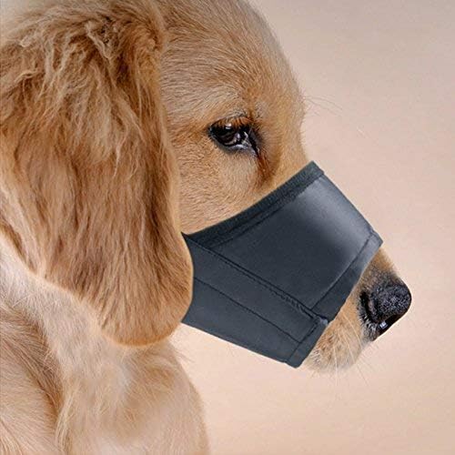 Dog Muzzles Suit - 7PCS Dog Muzzles Adjustable Quick Fit pet Muzzle