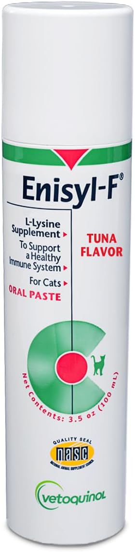 Vetoquinol Enisyl-F Oral Paste: L-Lysine Supplement for Cats