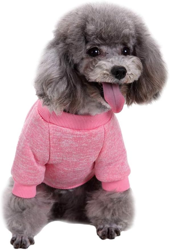 Jecikelon Fleece Dog Sweaters for Small Dogs