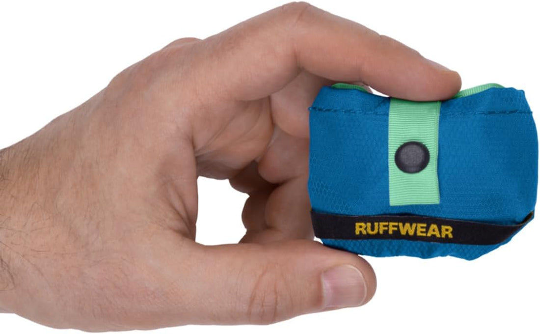 Ruffwear, Trail Runner Collapsible Dog Bowl, 4.2 Cups (1 L), Blue Pool