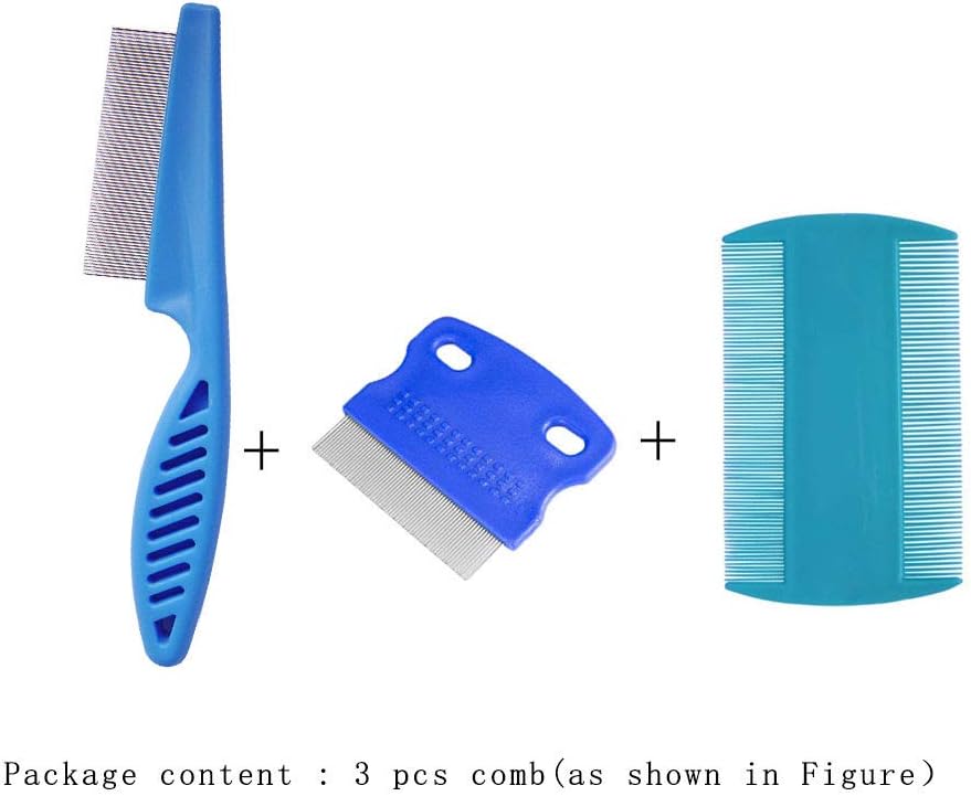 3 Pcs Pet Comb Tear Stain Remover Combs for Dogs, Dog Comb