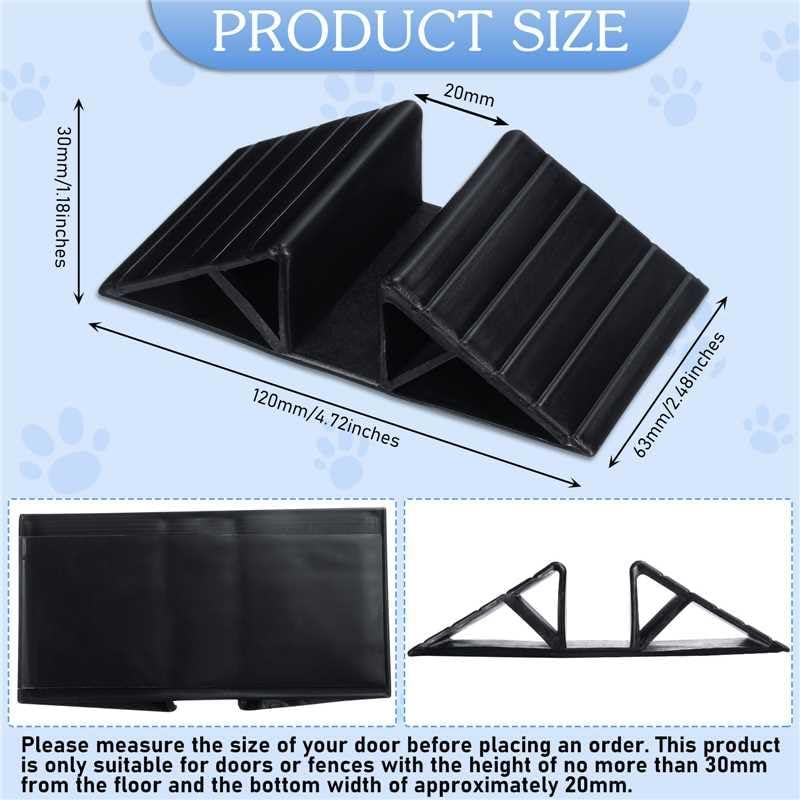 Geelin 4 Pcs Pet Gate Support Feet Freestanding Dog Gates Stabilizer