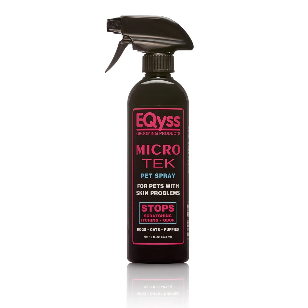 EQyss Micro-Tek Pet Itch Relief Spray - Soothes Dry Irritated Skin