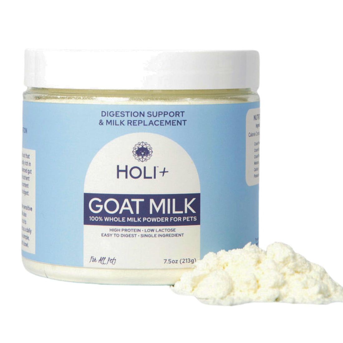 HOLI Goat Milk Powder - Dog Milk Replacer for Puppies, Adults