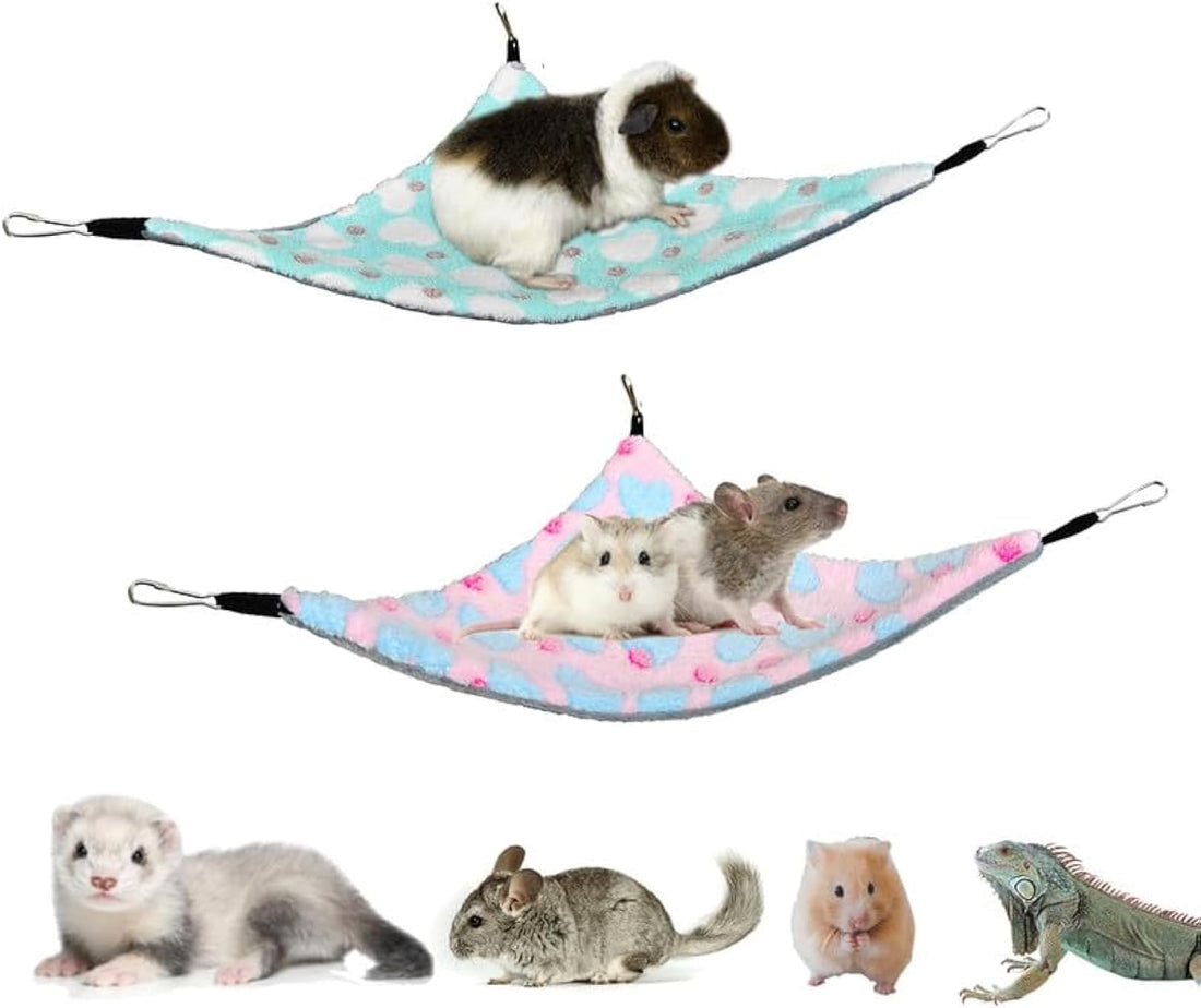 Guinea Pig & Rat Hammocks, Perfect for Pet Critter Cages, 2 Pack