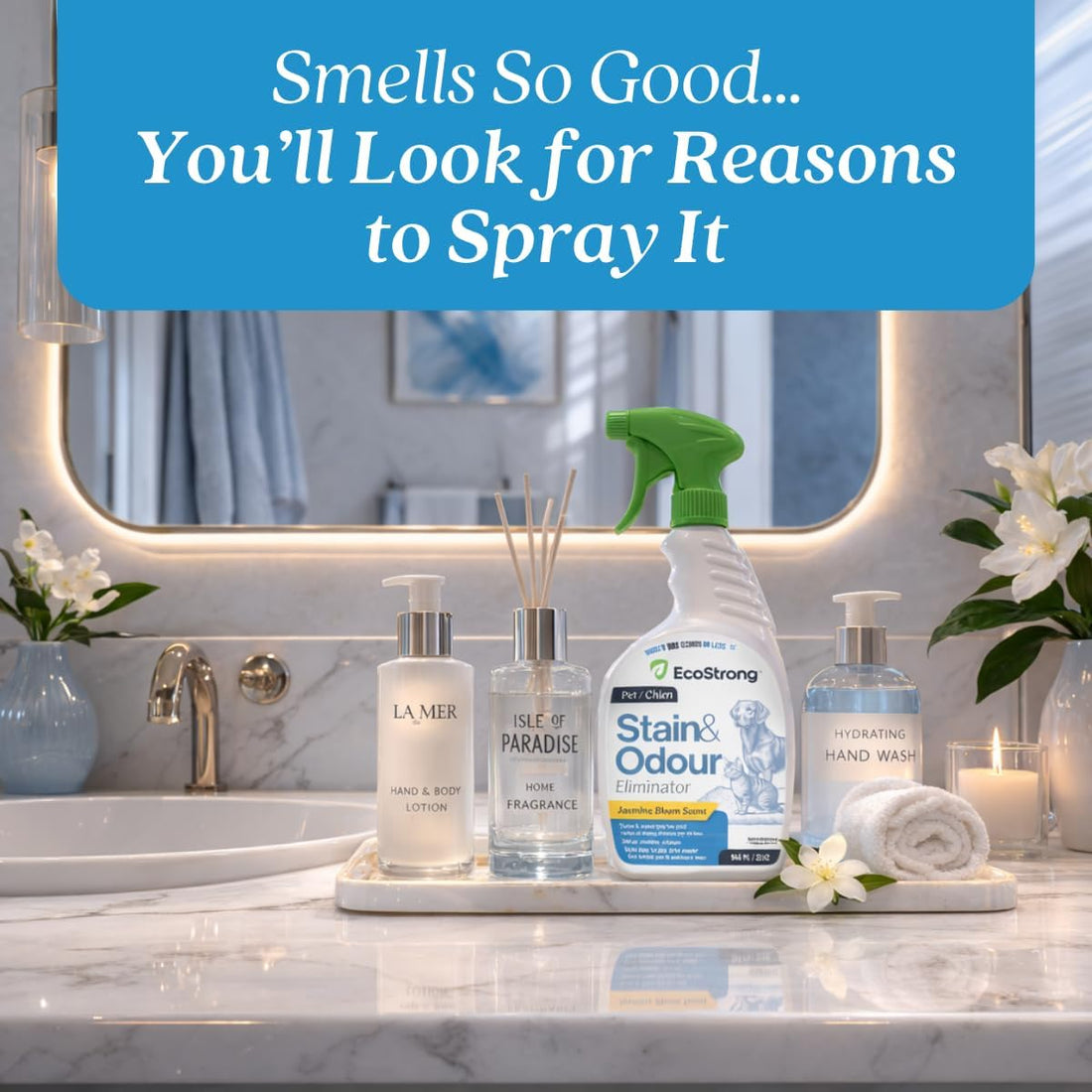 Eco Strong Pet Stain and Odor Remover - Pet Odor Eliminator