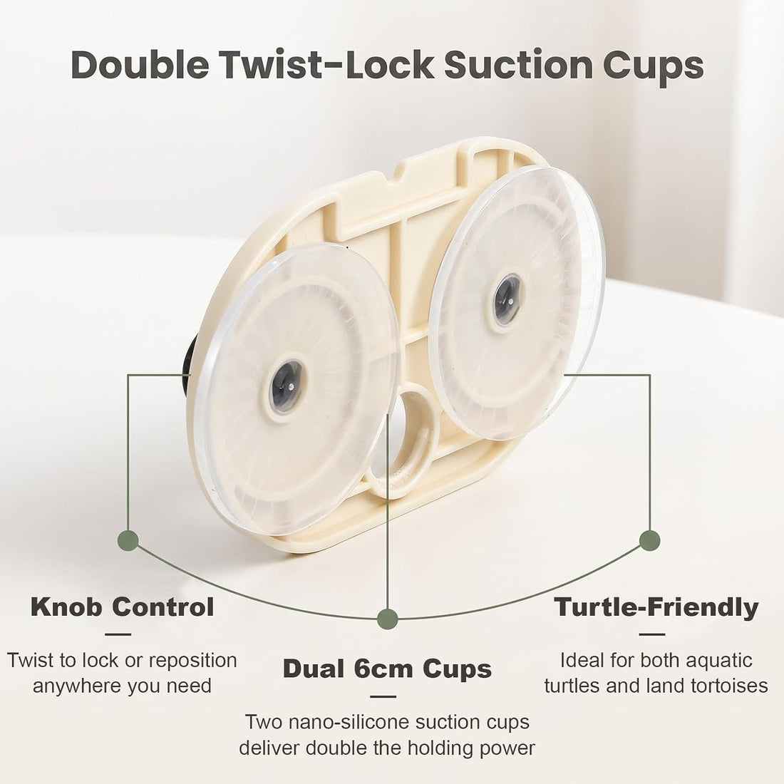 Turtle Brush with Suction Cup