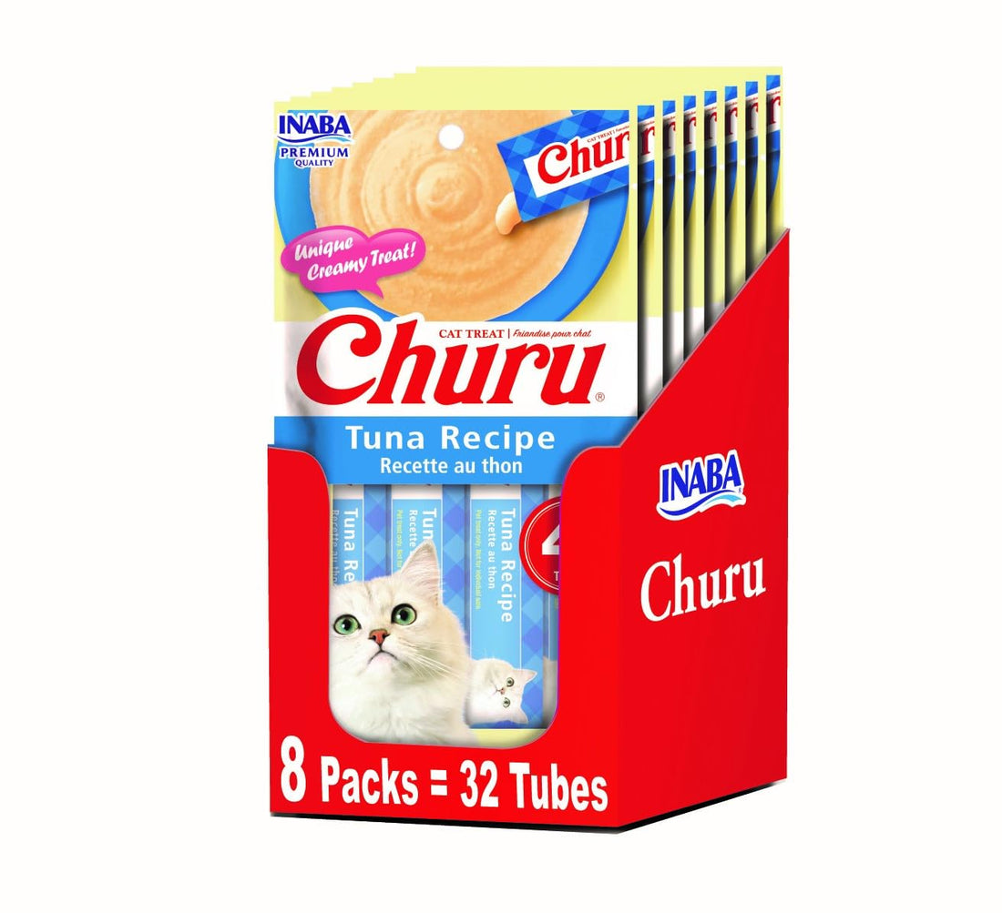 INABA Churu Lickable Purée Natural Cat Treats - Tuna Recipe