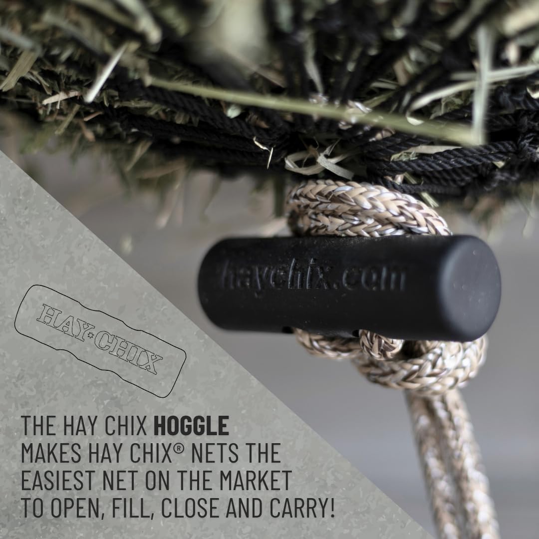 Hay Chix 2-Strand Bale Slow Feed Hay Net for Horses