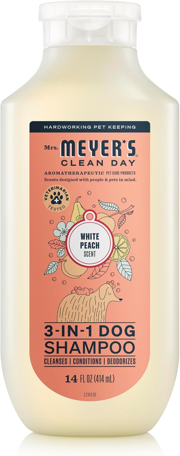 MRS. MEYER'S Clean Day Dog Deodorizing Spray, White Peach Scent