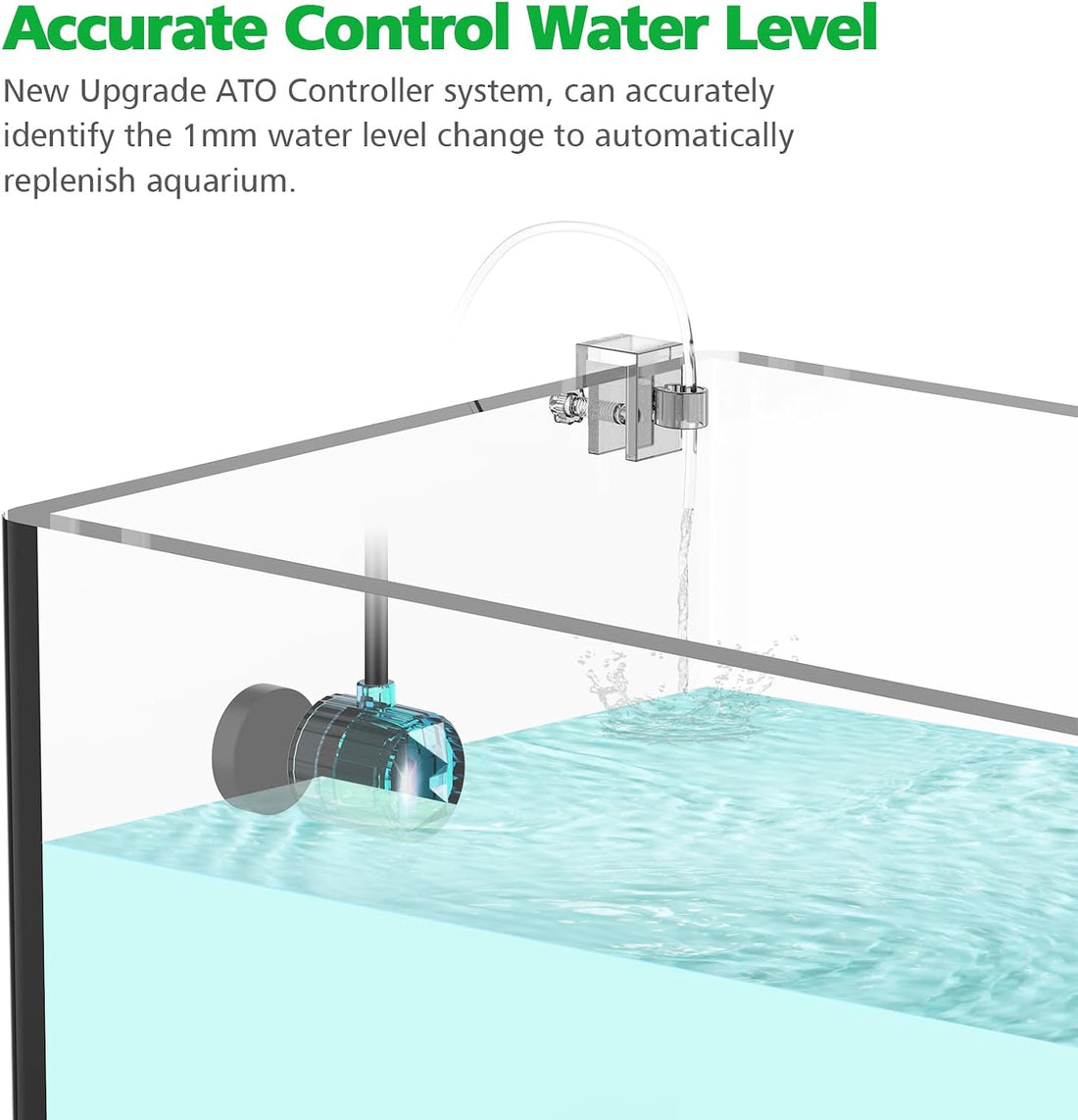 Auto Top Off System Saltwater Aquarium, Water ATO for Reef Fresh Tank