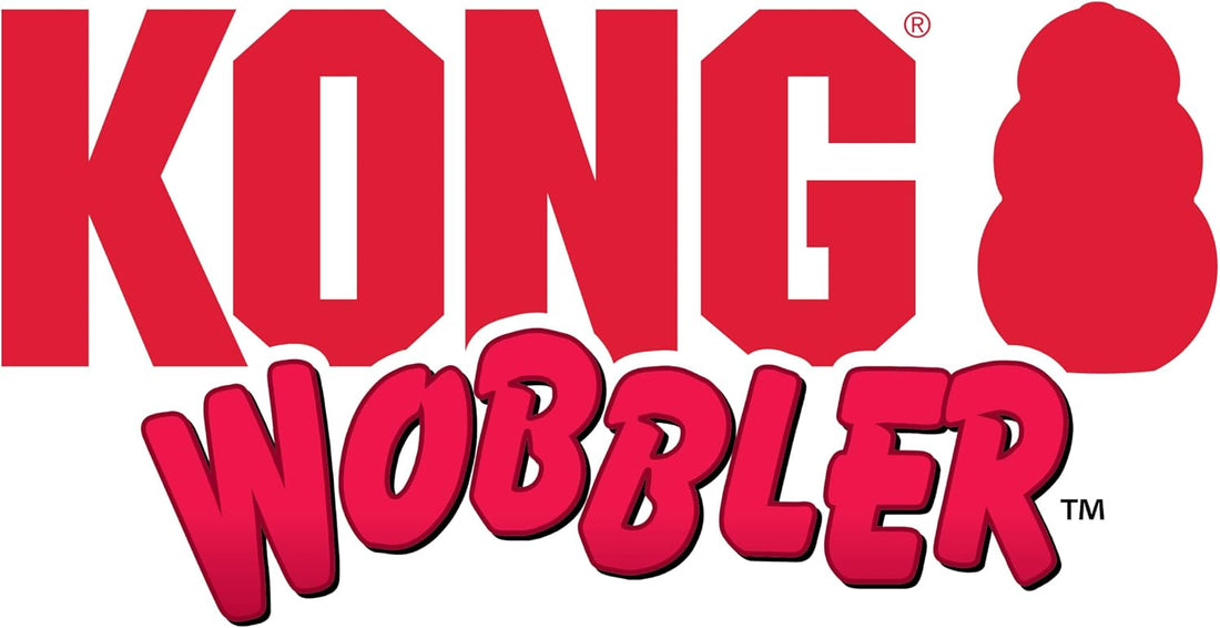 KONG Wobbler - Interactive Dog Toy for Treat Dispensing
