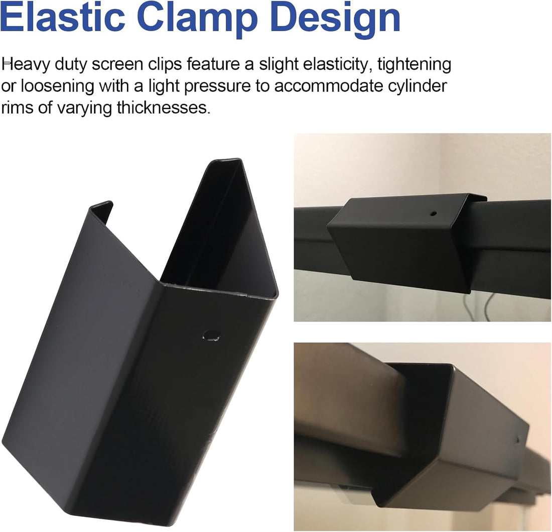 Reptile Screen Tank Clips,Terrarium Covers Heavy Duty Screen Clip