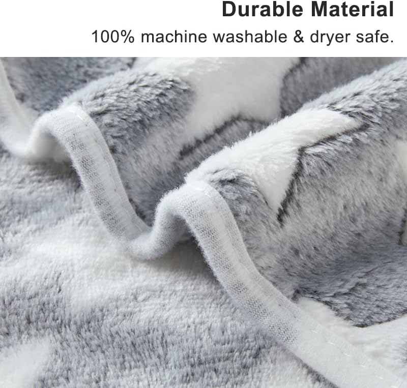 1 Pack 3 Blankets Super Soft Fluffy Premium Fleece Pet Blanket