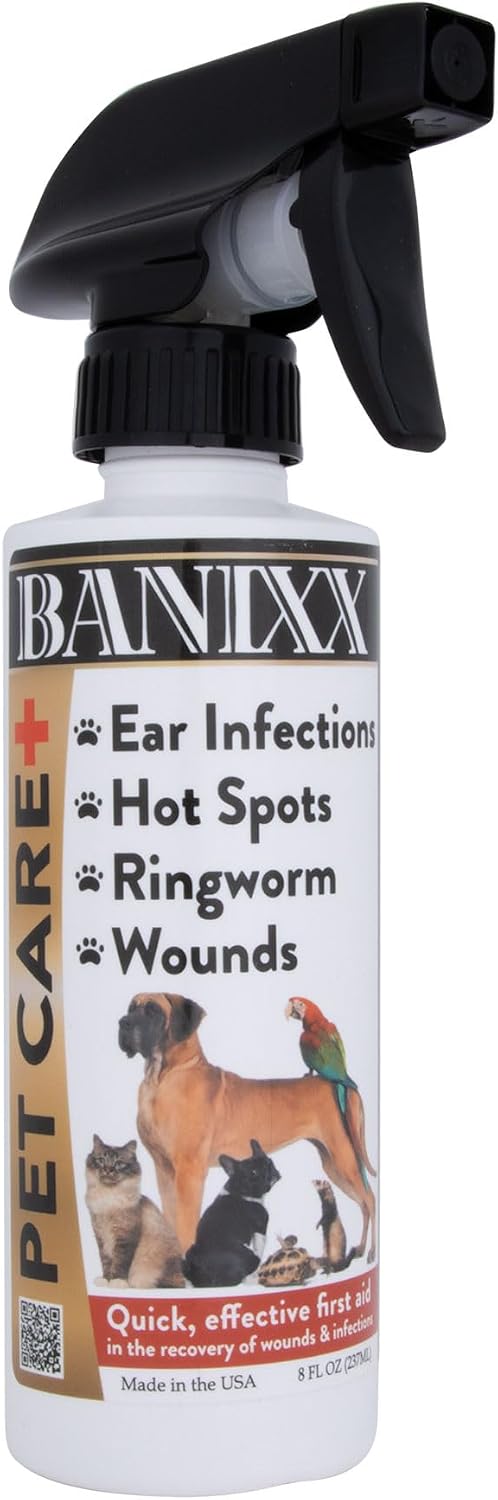 BANIXX Horse and Pet Care Spray for Horses, Dogs and Cats