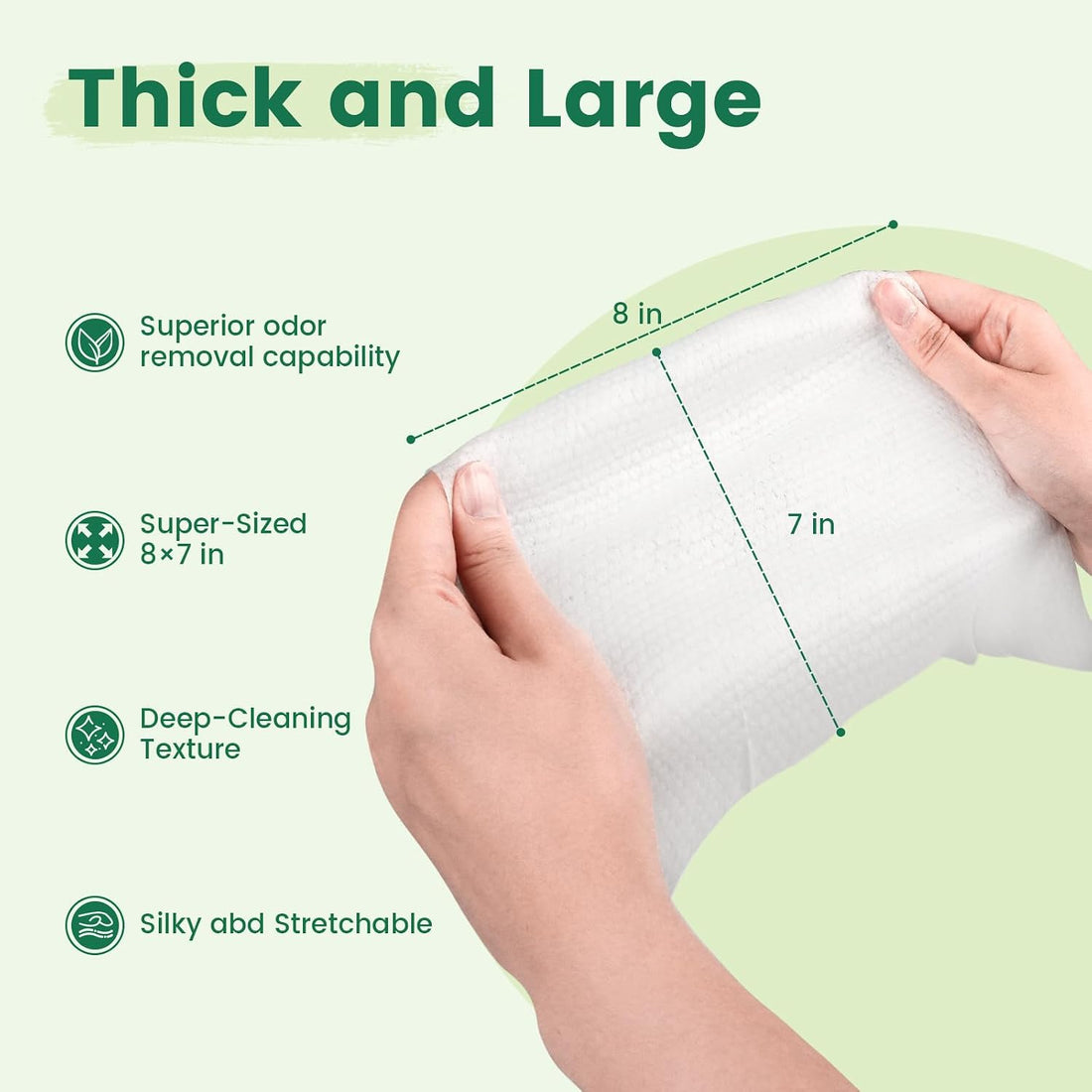400 Unscented Dog Wipes for Paws and Butt Large Thick Puppy Wipes