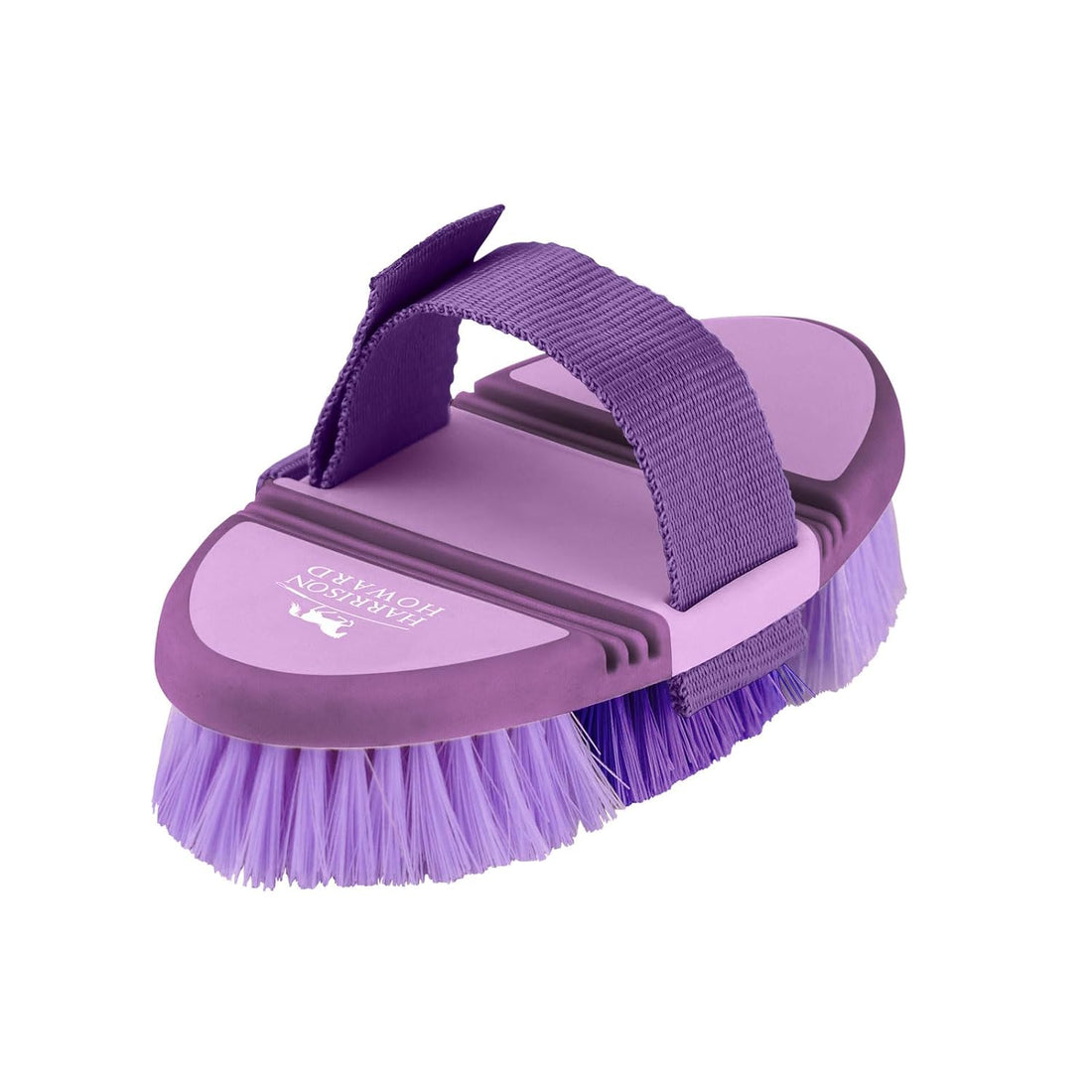 Harrison Howard Flexible Finish Horse Grooming Brush, Bendable Brush