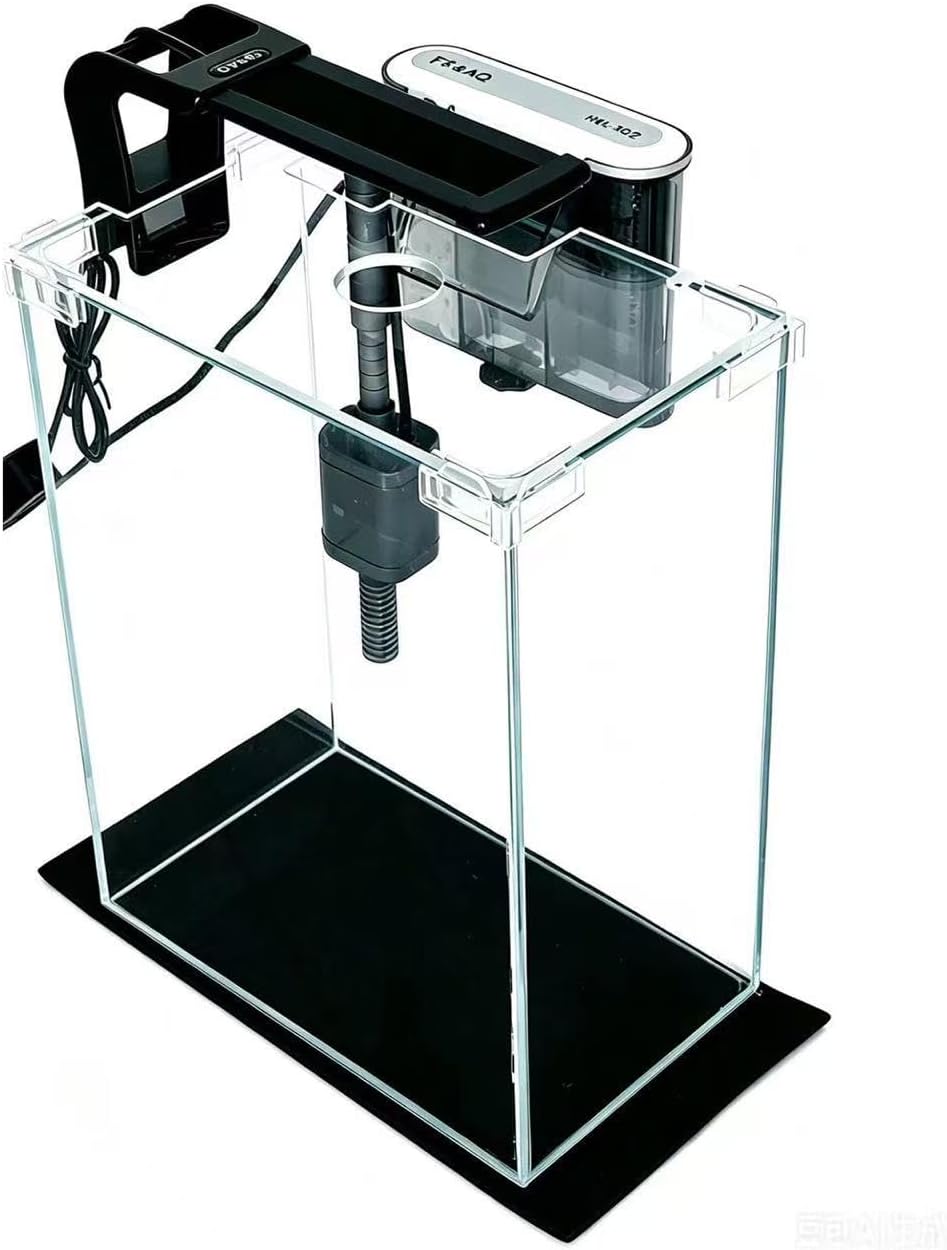 2 Gallon Betta Fish Tank with Filter and Light