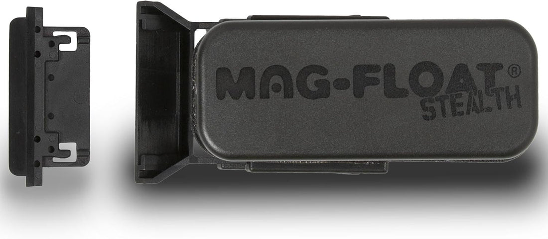 Mag-Float Medium Black Stealth Glass Magnet Aquarium Scraper Cleaner