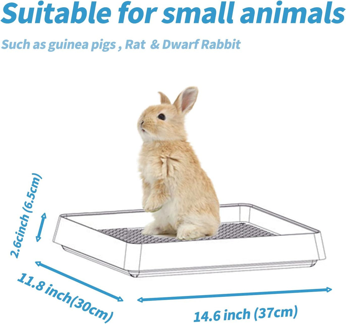 PODOO Rabbit Litter Box – Training Potty Tray for Guinea Pig & Small