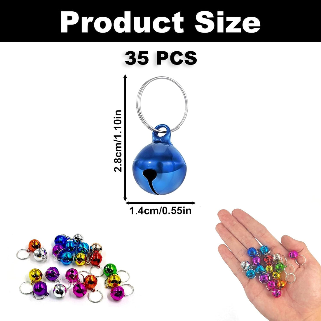 Mimalexin 35PCS Cat Bells for Cat and Dog Collar