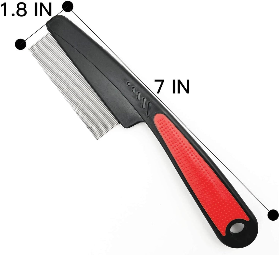 Yumflan Flea Comb with Rubber Handle