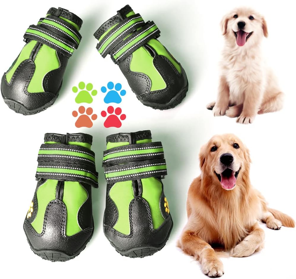 CovertSafe& Dog Boots & Paw Protectors Non-Slip Waterproof