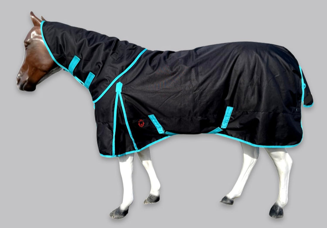 Horse RAIN Sheet with Neck Cover