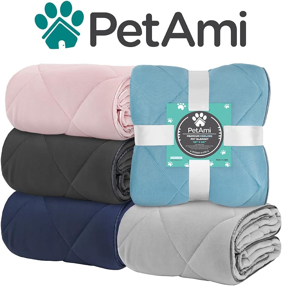 PetAmi Lightweight Cooling Blanket for Dogs & Cats