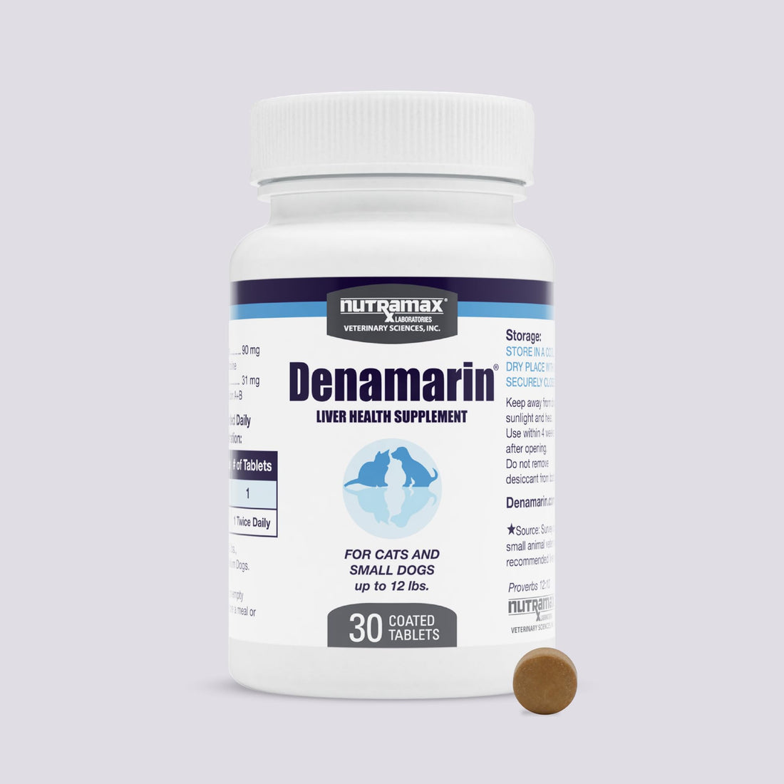 Nutramax Denamarin Liver Supplement Tablets