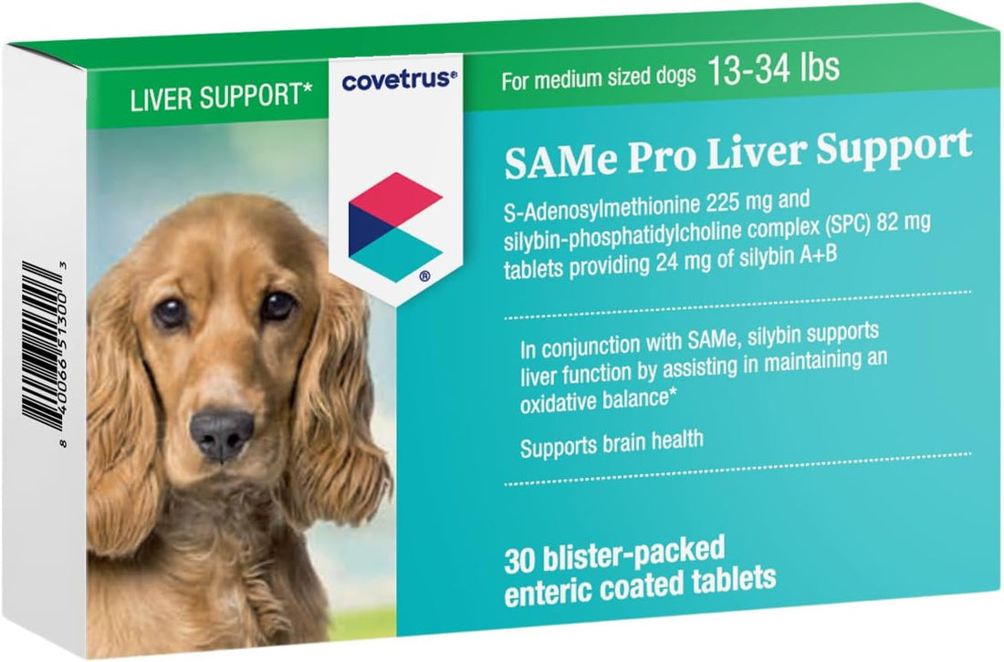 Same Pro Liver Support for Medium Dogs, 225mg, Green, 13-34 lb