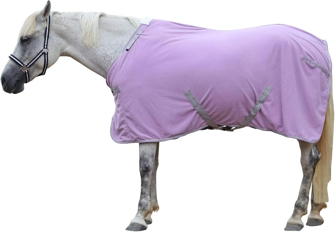LEAFOREST Horse Fleece Blanket Exercise Cooler Liner Soft Moisture